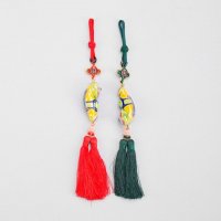 多色 陶瓷 交趾陶掛饰