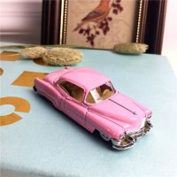 模型车 粉红色合金模型玩具车