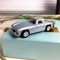 模型车 银色合金复古小轿车模型玩具车