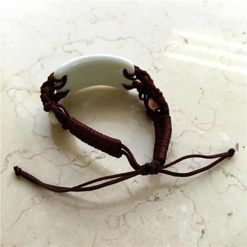 复古手工编织陶瓷手链3