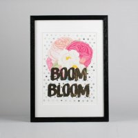 现代简约挂画boom bloom 画芯+实木（不含税）