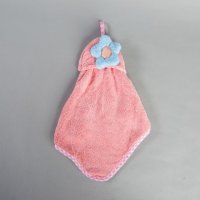 太阳花擦手巾	珊瑚绒