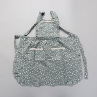 双层防水围裙	棉麻布