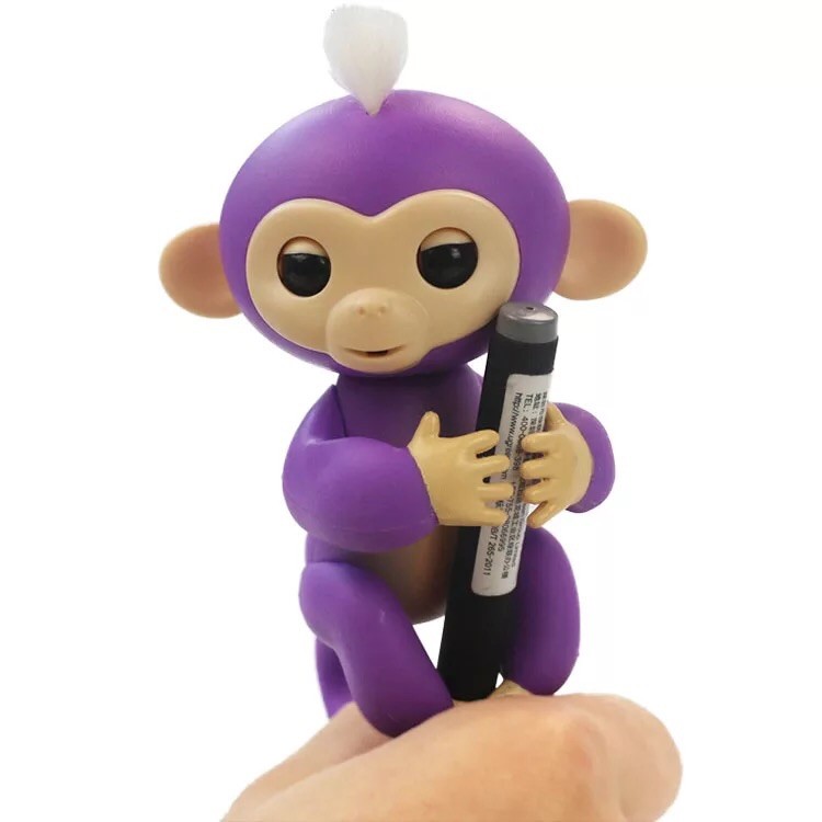 Fingerlings多彩手指猴子指尖猴玩具智能电动宠物宝贝猴1