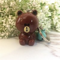 时尚创意可爱卡通立体造型情侣钥匙扣小挂件钥匙圈