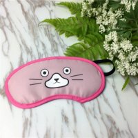 睡觉午休旅行遮光眼罩卡通可爱水袋睡眠眼罩热敷眼罩冰袋冰敷眼罩