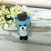 时尚创意可爱卡通立体造型情侣钥匙扣小挂件钥匙圈