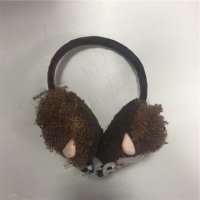 棕色可爱公仔耳罩