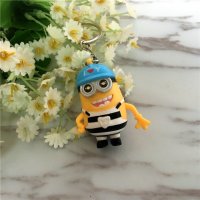 时尚创意可爱卡通立体造型情侣钥匙扣小挂件钥匙圈