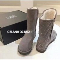 OZLANA新款OZ1012-1奢华高定系列️ 时髦灰色鞋子靴子ozwear ugg