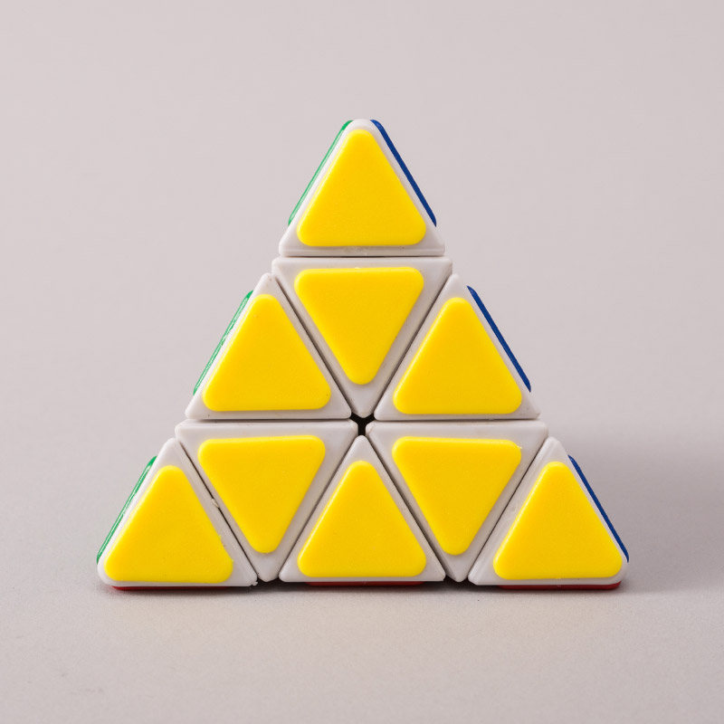 奇积三角魔方贴片白色1