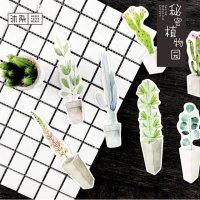 日系创意纸质异形书签 30张盒装