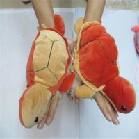 乌龟毛绒手套