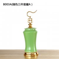 绿色陶瓷罐B003A
