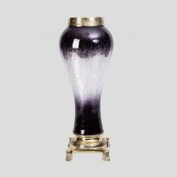 柞水玻璃+铜摆件