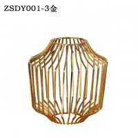 4*4小四方铁花瓶低ZSDY001-3金