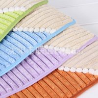 厂家批发 春秋热卖加厚条绒马桶垫两件套 拉链绒布坐便器坐垫