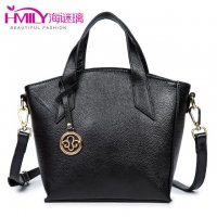 【海谜璃HMILY】 秋冬新款欧美时尚女士手提包横款手提单肩包优雅名媛范女包H6877