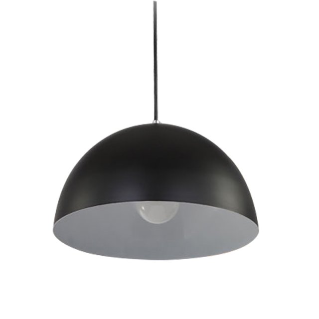 W-6255 黑色 铁艺+铝材小吊灯（小号）