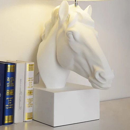 后现代主义时尚台灯 TD-大方马头 白色 客厅卧室书房台灯3