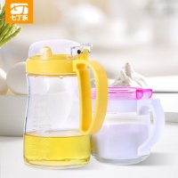 商务馈赠厨房用品两件套定制款 厂家直销圆形底调味罐油壶 玻璃