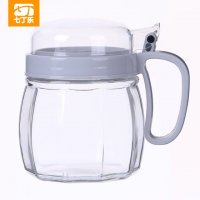 七丁乐厂家批发创意玻璃透明调料罐厨房整理器具定制日用礼品促销