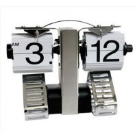 机器人翻页钟 坦克翻页座钟 时尚钟 创意钟 自动翻页钟