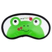 个性眼罩 卡通冰眼罩 遮光睡眠眼罩 冷热敷眼罩 青蛙图案
