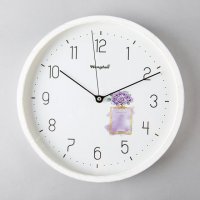 仿白木纹 ABS 田园创意座钟台钟 LE1211