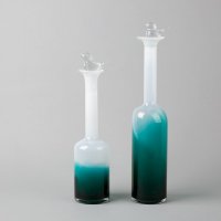 简约玻璃花瓶花器摆件 玄关客厅艺术装饰瓶清新风格搭配装饰花器