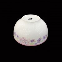 、釉中高档骨瓷 恰逢花开7寸澳碗