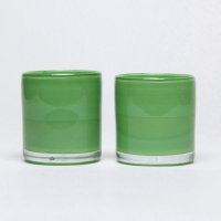 现代简约玻璃水杯绿色实用杯子家居创意水杯小绿杯XLB