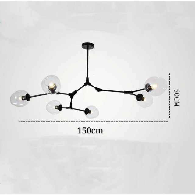 W-1054-6   ,整体尺寸可调节      ,铁艺+玻璃,工程灯具定制家居别墅样板房店面橱窗台