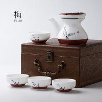 旅行茶具套装便携唐山骨瓷茶具套装