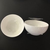 得意陶瓷高档骨瓷家用碗6英寸纯色陶瓷碗