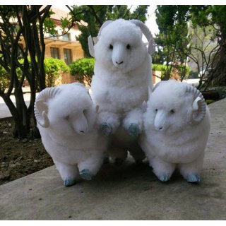吉祥物仿真绵羊三养开泰mascot simulation sheep