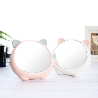包包宝 原创设计专利可爱猫咪粉嫩少女心网红化妆镜