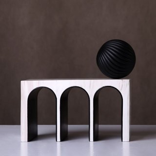 拱门艺术系列 摆件 树脂材质 家居装饰摆件 圆球摆件 软装饰品