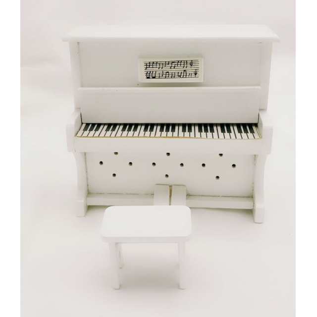 dollhouse  miniatures食玩 diy 模型 仿真 黏土 迷你直立钢琴