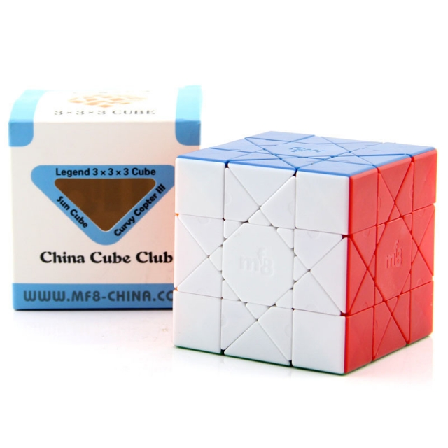 魔方吧Sun Cube太阳三阶全功能异形魔方变形智力玩具收藏一件代发