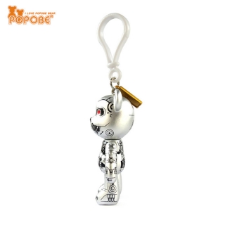 POPOBE正版暴力熊 3寸钥匙扣 未来战士 PVC卡通 创意 Q版挂饰动漫