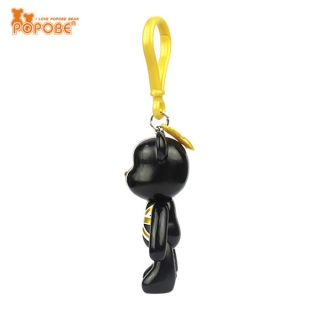 POPOBE正版暴力熊 3寸钥匙扣 英旗金 PVC卡通 创意 Q版 挂饰 动漫