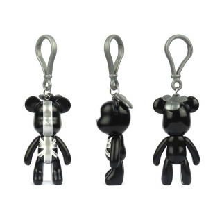 POPOBE正版暴力熊 3寸钥匙扣 英旗银 PVC卡通 创意 Q版 挂饰 动漫