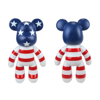 POPOBE正版暴力熊 20寸熊 美旗 DIY订做 摆件 手绘 Q版 装饰 潮牌