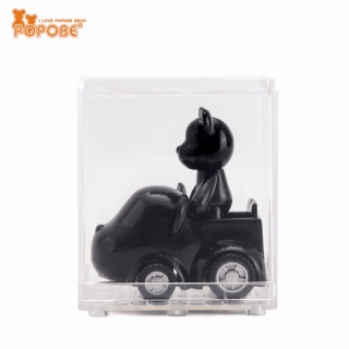 POPOBE正版暴力熊 2寸车盒 W14 卡通 Q版 摆件 动漫 抓抓机 装饰