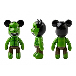 POPOBE正版暴力熊 3寸盒装 绿巨人 PVC 卡通 装饰 Q版 摆件 动漫