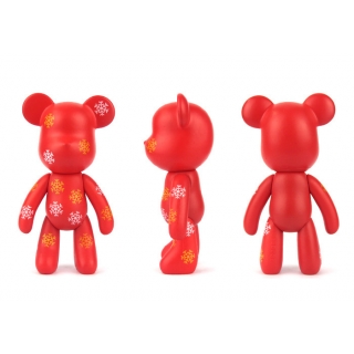 POPOBE正版暴力熊 3寸盒装 圣诞 PVC 卡通 装饰 Q版 摆件 动漫