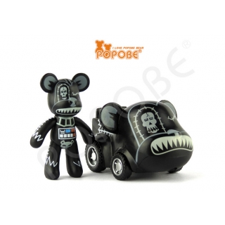 POPOBE正版暴力熊 2寸车盒 星战 卡通 Q版 摆件 动漫 抓抓机 装饰