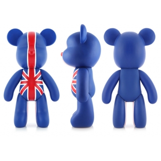 POPOBE正版暴力熊 15寸熊仔 英旗 创意 Q版 装饰 摆件 支架 潮牌