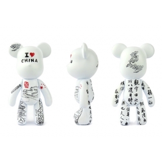 POPOBE正版暴力熊 3寸盒装 风采 PVC 卡通 装饰 Q版 摆件 动漫